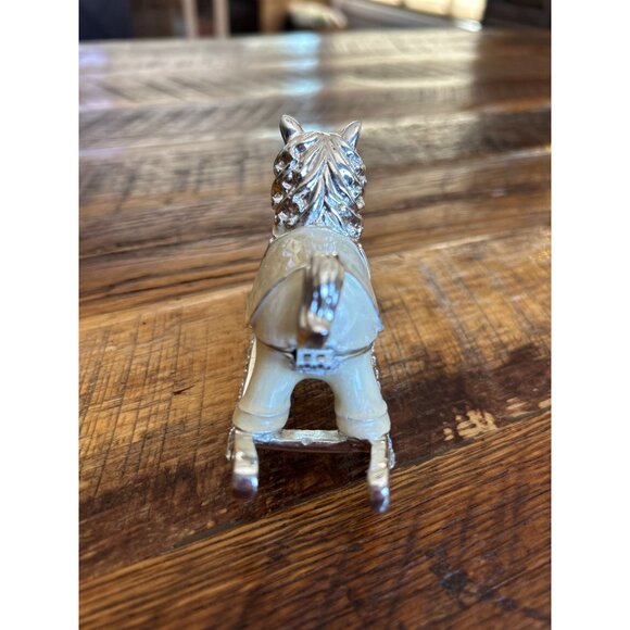 Decorative Rocking Horse Trinket Box With Jewels - Picture 4 of 7